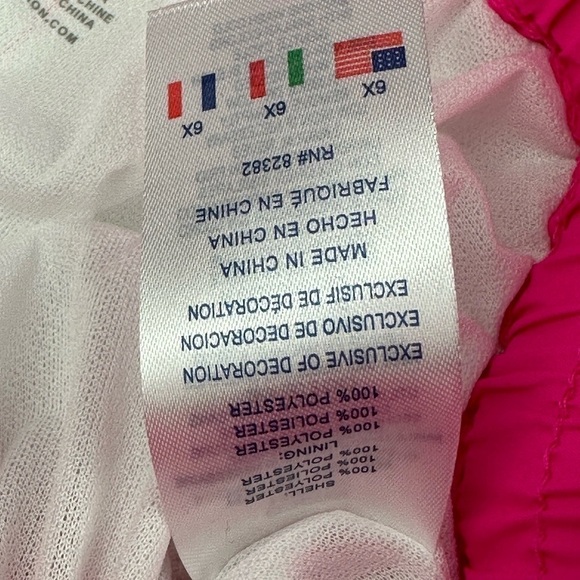 Neon Pink Champion Shorts Size 6X - Picture 5 of 6